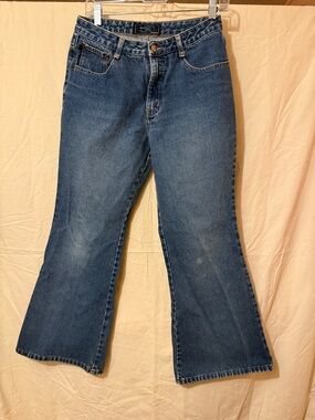 Y2K era weathervane Blue Women's Flared Jeans